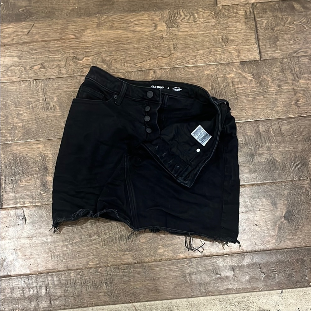 G by Guess Black Denim Shorts